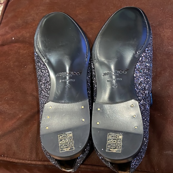 Jimmy Choo glitter shoes brand new with out box or dust bags NEW never used - Picture 4 of 12